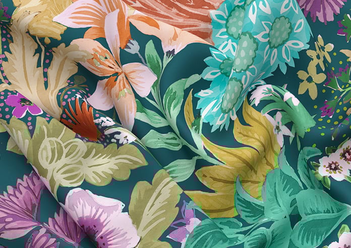 Kerala, Luau - Motorised Roman Blind - Image 4